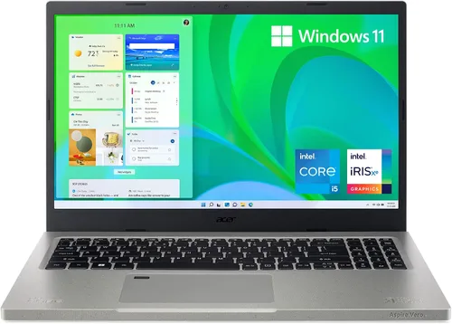 acer Aspire Vero AV15-51-5155 PC verde | Pantalla FHD IPS de 15.6 pulgadas | Intel Core i5-1155G7 | Gráficos Intel Iris Xe | DDR4 de 8 GB | SSD de