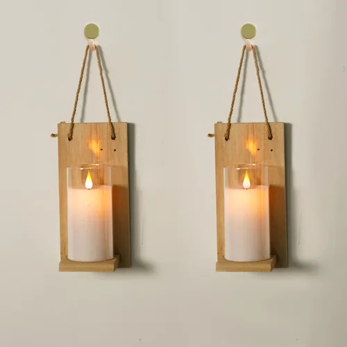 Miniatura 2 de 5plots Velas LED de Pilar con Efecto Radiante sin Llama Parpadeantes de Color Blanco Puro de 3" x 6" con Carcasa Transparente, de Vidrio Irrompible