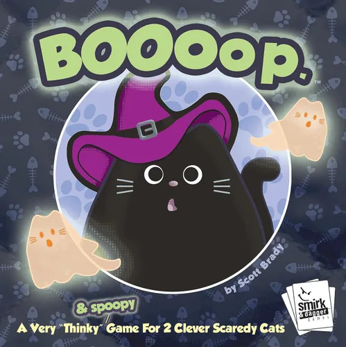 Miniatura 2 de BOOoop de Smirk & Dagger: Adorable juego de mesa de estrategia para 2 jugadores, con 34 piezas de gatos y gatitos, edición de Halloween con nuevos
