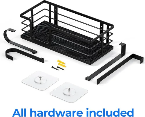 Miniatura 7 de TJ.MOREE Colgador de tabla de planchar para colgar sobre la puerta/pared, plancha de lavandería y tabla de planchar, almacenamiento para rociadores