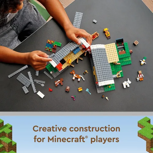 Miniatura 5 de LEGO Minecraft The Red Barn 21187 - Juego de juguetes de construcción para niños, niñas y niños a partir de 9 años (799 piezas)