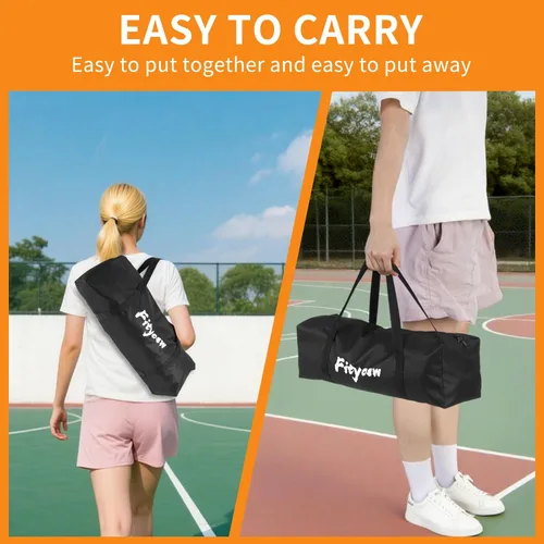 Miniatura 7 de Red de pickleball pequeña de 6 pies para exteriores, red de práctica para interiores y exteriores, equipo de ayuda para entrenamiento