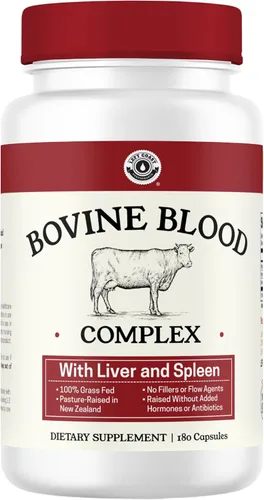 Left Coast Performance Suplemento de hígado de carne bovina y sangre bovina alimentada con pasto, 100% alimentado con pasto, órganos de carne