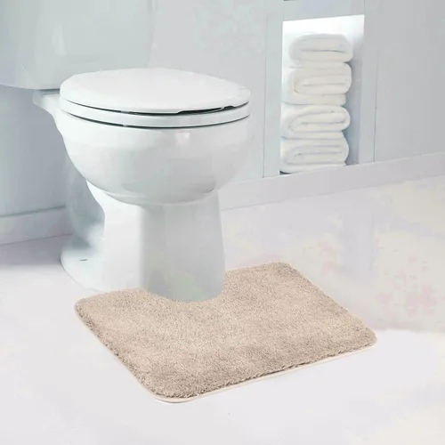 Miniatura 61 de Walensee Alfombra de baño antideslizante (16 x 24 pulgadas, color rubor) absorbente de agua, microfibra suave, lavable a máquina, alfombra de baño