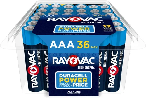 Miniatura 15 de Rayovac Pilas AAA de alta energía (paquete de 36), pilas alcalinas triple A (paquete de 2)
