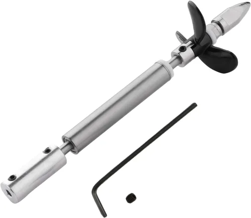 Miniatura 3 de Jutagoss Hélice del eje de transmisión para RC Boat L Eje de 5.118 in,Manga L80mm,Hélice D36mm para eje de motor de 0.157 in