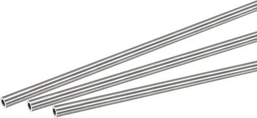 Miniatura 11 de uxcell Tubo redondo de acero inoxidable 304 0.197 in OD 0.024 in espesor de pared 9.843 in longitud 3 piezas
