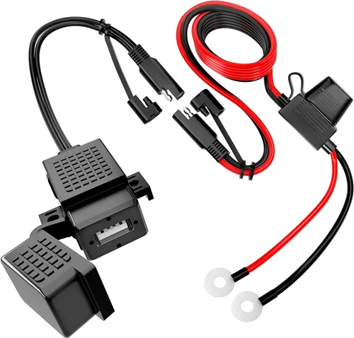 Miniatura 14 de Nilight Adaptador de Carga USB Tipo C para Motocicleta, Puerto 12V, Voltímetro, Interruptor de Encendido y Apagado Independiente, Fusible en Línea