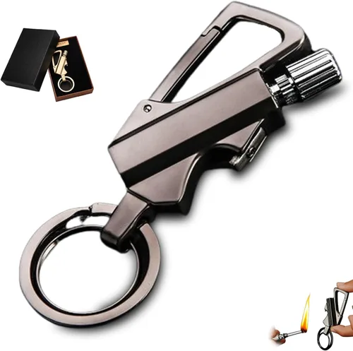 Miniatura 15 de Consensuts Lighter-Consensuts - Encendedor infinito permanente con llavero multiherramienta abridor de botellas para exteriores (F)