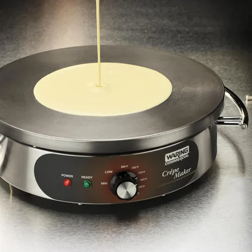Miniatura 4 de Waring Commercial WSC160X - Máquina de crepas eléctrica comercial de 16 pulgadas, superficie de cocción de hierro fundido, base de acero inoxidable