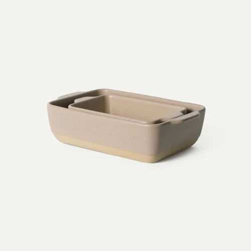 Miniatura 25 de Mora - Plato para hornear de porcelana profunda, 9 x 13 pulgadas, apto para horno a mesa, congelador Earl Grey