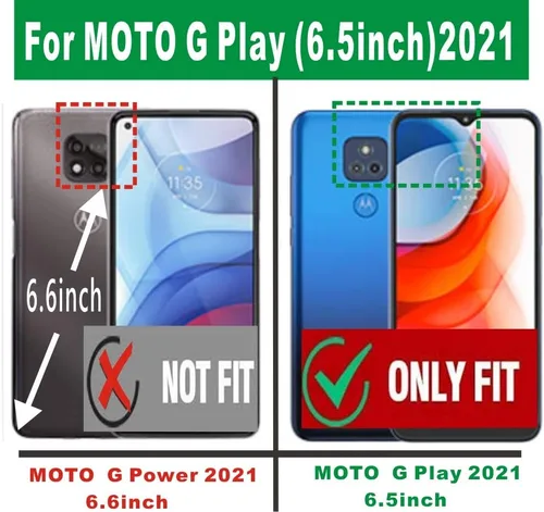 Miniatura 2 de Funda para Moto G Play 2021, funda para teléfono Motorola G Play 2021, resistente a los arañazos de fibra de carbono, absorción de golpes, suave