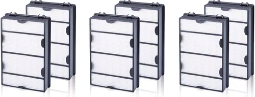 Miniatura 12 de Nispira Filtro HEPA verdadero (4) + repuesto de prefiltro de carbono (8) compatible con el filtro de purificador de aire Holmes HAPF600 HAPF600D