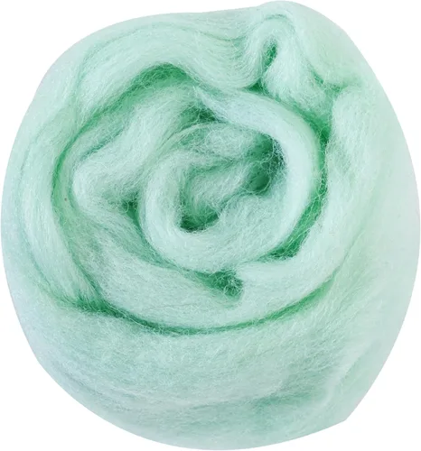 Miniatura 55 de 24 tipos de lana rosa, 4.23 oz (120 g), adecuado para fieltro húmedo y fieltro de aguja de telas hiladas de lana. Un paquete de prueba está Tonos