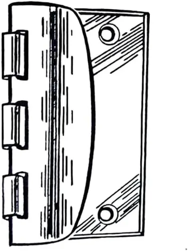 Miniatura 3 de QCAA Cerradura de puerta de acción abatible, cerradura de privacidad reversible con tornillo antibloqueo para seguridad infantil y defensa del Mate