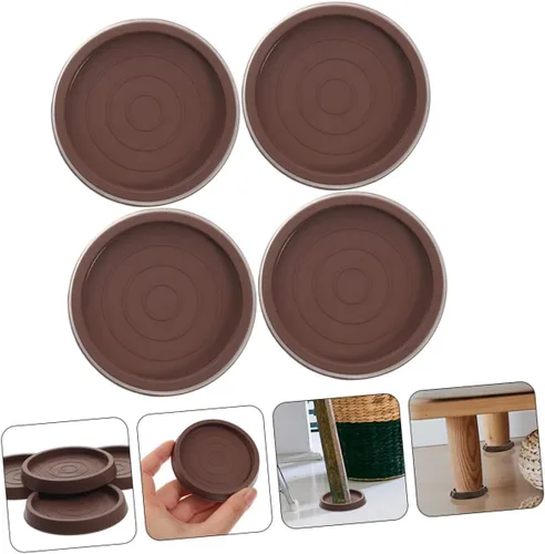 Miniatura 2 de STOBOK Almohadillas protectoras para patas de muebles, protectores de pies de silla, cubiertas de patas de piso de madera dura, tapas de pies