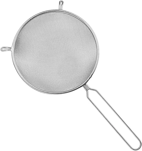 Miniatura 12 de Lurrose Cuchara de malla de acero inoxidable de 17.12 pulgadas con colador ranurado de mango largo para servir alimentos, drenaje de aceite