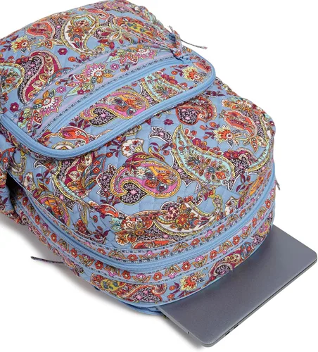 Miniatura 5 de Vera Bradley Mochila Campus de Algodón para Mujer, Provenza Paisley