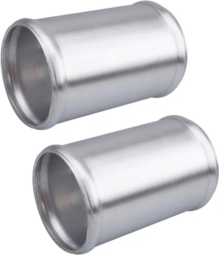 Miniatura 3 de AC PERFORMANCE Conector de tubo de silicona de unión de manguera de aleación de aluminio de 2.5" (63mm) OD, longitud de 4" (100mm), paquete de 2