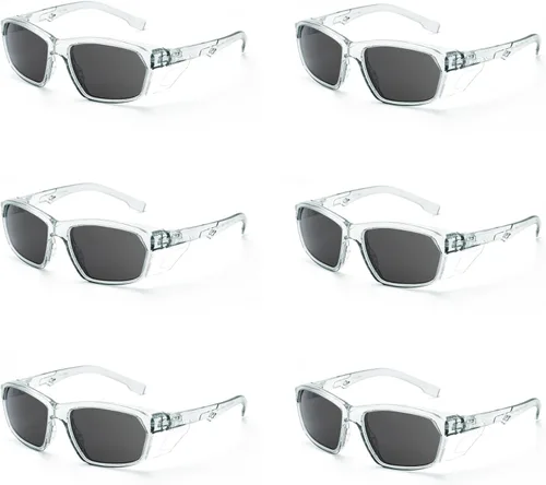 Miniatura 117 de ProtectX Elegantes gafas de seguridad antivaho y resistentes a los arañazos, gafas de protección UV, lentes de bloqueo de luz azul para hombres