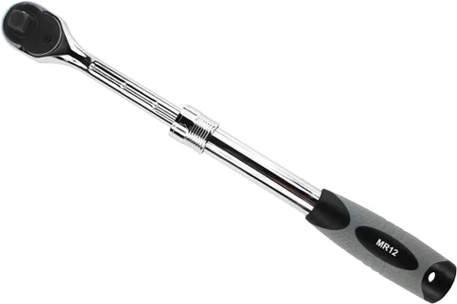 Miniatura 9 de EZRED Trinquete extensible de accionamiento de 3/4" con eje de bloqueo telescópico de acero reforzado