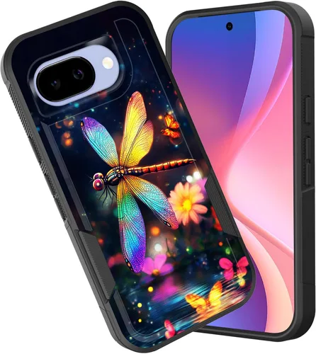Miniatura 93 de Funda para Pixel 6A, funda híbrida de doble capa resistente a prueba de golpes de policarbonato duro de silicona suave TPU para Google Pixel 6A