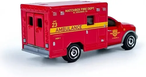 Miniatura 3 de Matchbox 2019 Ram Ambulance, piezas móviles 26/54
