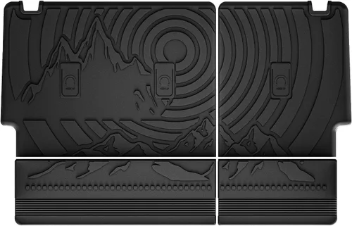 Miniatura 28 de Alfombrillas 3W y forro de carga para Ford Bronco 2 puertas 2021 2022 2023 2024 2025 Todo clima TPE Accesorios para auto a medida Alfombrillas