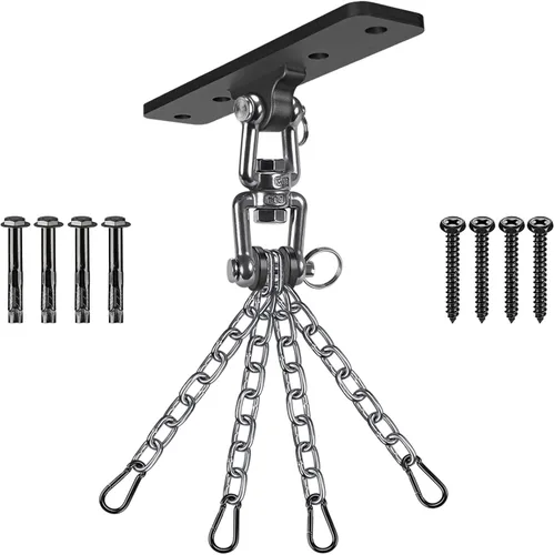 Miniatura 9 de Dolibest Colgador de vigas de acero resistente, soporte para bolsa pesada, colgador de bolsa pesada I Beam para percha de saco de boxeo