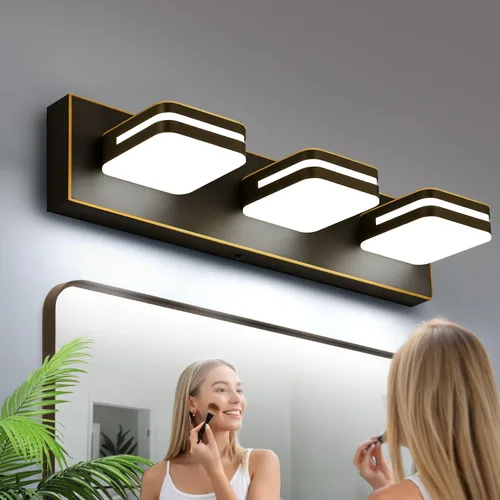 Miniatura 20 de Torondo Lámparas LED de tocador de baño con rotación de 360°, luces acrílicas para baño, modernos accesorios de iluminación de pared sobre espejo