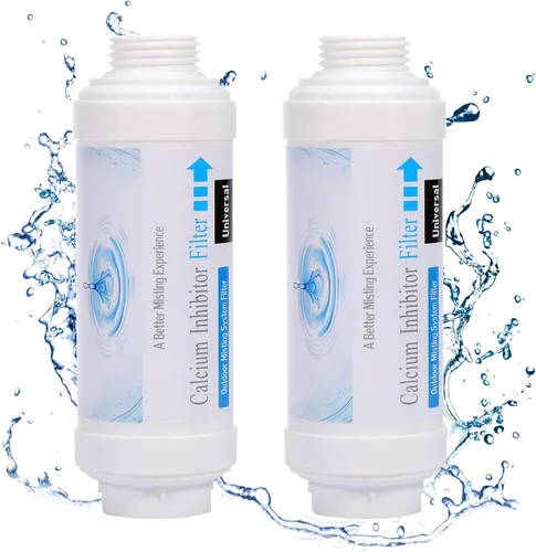Miniatura 8 de Yoption Filtro inhibidor de calcio, filtro de sistema de nebulización al aire libre, para evitar la acumulación de escamas y obstrucciones