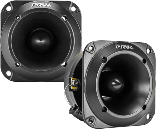 PRV AUDIO TW350Ti-4 Tweeters Tipo Bala para Audio de Coche - 240 Vatios, Tweeters de Titanio de 3x3 Pulgadas para Audio de Coche - Fácil de Montar