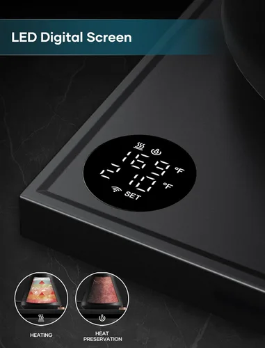 Miniatura 6 de INTASTING Hervidor Eléctrico de Cuello de Cisne, Control de Temperatura Preciso ±1℉, Interior de Acero Inoxidable, Calentamiento Rápido para Café