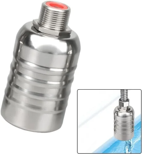 Miniatura 3 de 304 Stainless Steel Floating Ball Valve, Automatic Water Level Controller for Tank and Tower, DN20 Threaded Shutoff Valve, High Temp Resistant Float