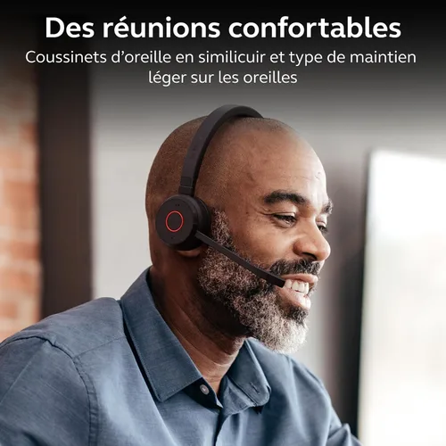 Miniatura 4 de Jabra Evolve 65 TE - Auriculares inalámbricos estéreo USB-A MS / auriculares de música