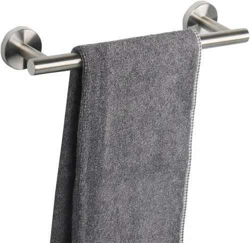 TocTen - Barra de toalla de baño. Soporte de toalla de baño de acero inoxidable grueso SUS304, barra de toalla resistente para cuarto de baño, para