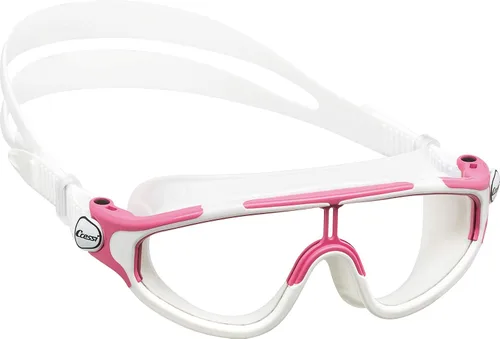 Miniatura 9 de Cressi Máscara de natación Wide View para niños de 2, 3, 4, 5, 6, 7 años - Baloo Made in Italy Lila/Blanco