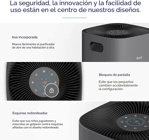 Miniatura 7 de LEVOIT - Purificadores de aire para el hogar, habitaciones grandes de hasta 2933 pies cuadrados con modo de sueño HEPA, AHAM VERIFIDE, WiFi