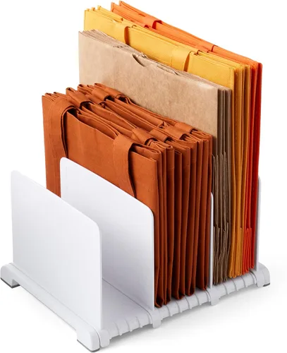 YouCopia StoraBag bolsa de compras reutilizable organizadora, divisores de estante ajustables para más de 20 bolsas tipo tote, de tela, para