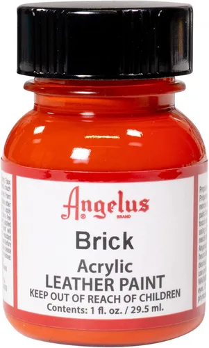 Miniatura 72 de Angelus - Pintura acrílica para cuero, 4 Fl Oz, color blanco - Pintura para cuero profesional flexible, resistente a grietas, arañazos