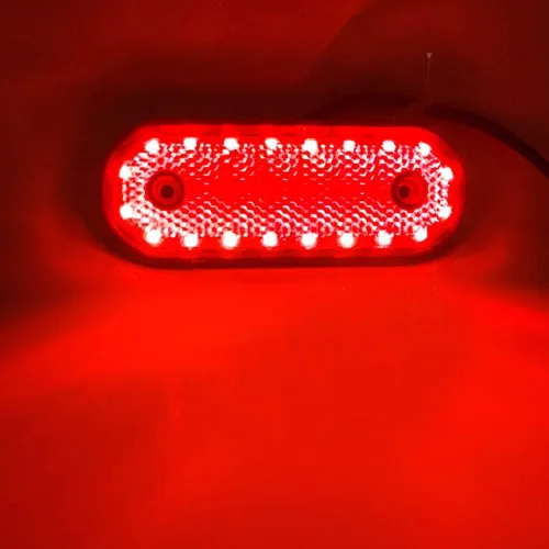 Miniatura 8 de 4 luces de marcador de remolque impermeables de 24 V 4 LED para remolque, luz indicadora de espacio montada en superficie, lámpara indicadora