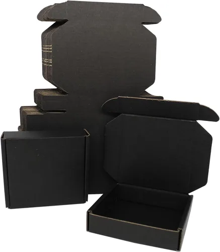 Miniatura 13 de Paquete de 50 cajas de envío de 7x6x2 pulgadas, caja de cartón blanco corrugado, cajas de correo planas para literatura para embalaje de pequeñas
