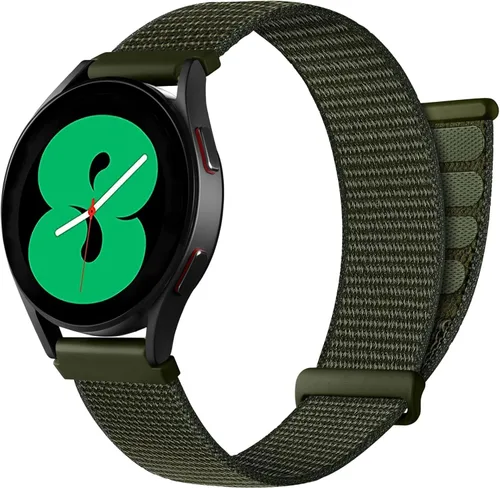DaQin Compatible con Samsung Galaxy Watch 7, 6, 5, 4, 1.575 pulgadas, 1.732 pulgadas, correa deportiva ajustable de nailon suave de 0.787 pulgadas
