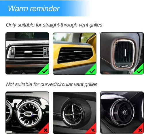 Miniatura 3 de 10 piezas de adornos brillantes para rejillas de ventilación del automóvil, tira de decoración con diamantes de imitación para rejillas