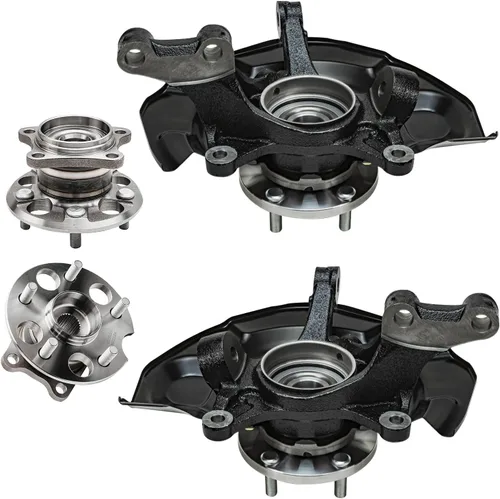 Miniatura 74 de Detroit Axle - Nudos de dirección delanteros de 2.5L de 2 piezas para Toyota 12-17 Camry, 2 nudos de dirección y conjunto de rodamiento de rueda