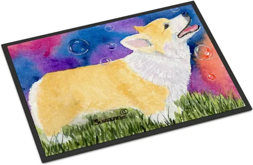 Miniatura 224 de Caroline's Treasures SS8220MAT - Felpudo afgano de 18 x 27 pulgadas, para interiores y exteriores, para entrada, antideslizante, lavable, de pelo