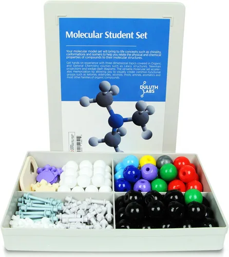 Conjunto de estudiante de química orgánica molecular modelo – configuraciones y orbitales