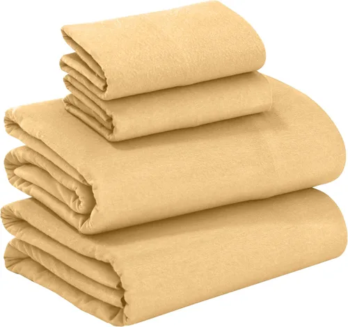 Miniatura 16 de RUVANTI Juego de sábanas de franela 100% algodón tamaño matrimonial - 4 piezas, cálidas, suaves y transpirables, con bolsillo profundo, ropa de cama