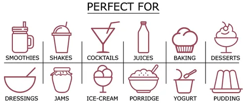 Miniatura 4 de Jugo de arándano orgánico en polvo, 4 onzas, sin OMG, sin sulfatos, crudos, veganos, a granel, ideal para jugos, batidos y bebidas instantáneas
