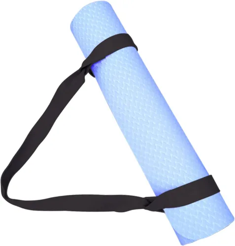 Miniatura 3 de Tenalleys 1 correa ajustable para esterilla de yoga, correas multiusos para esterilla de yoga de fácil ajuste Negro